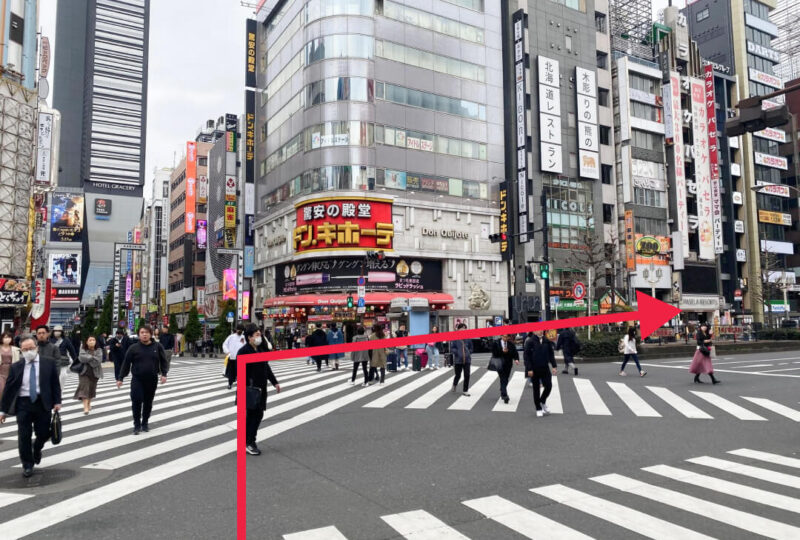 ビューティースリム・リボーン 新宿店への道順